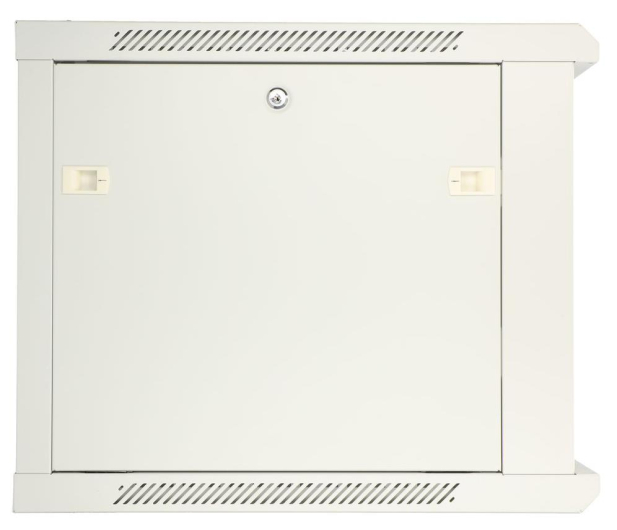 Extralink Szafka wisząca rack 12U 600x600 szara metalowe drzwi EX.12981 - 489405 - zdjęcie 3